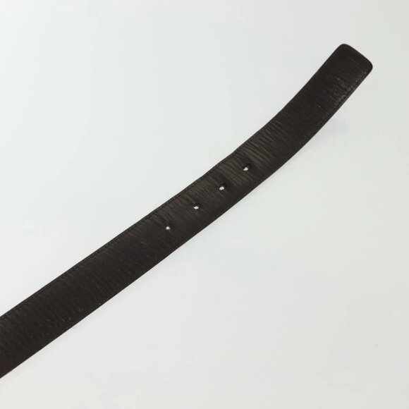 GUCCI GG Supreme Belt Leather 2 Set Black Beige main image 7